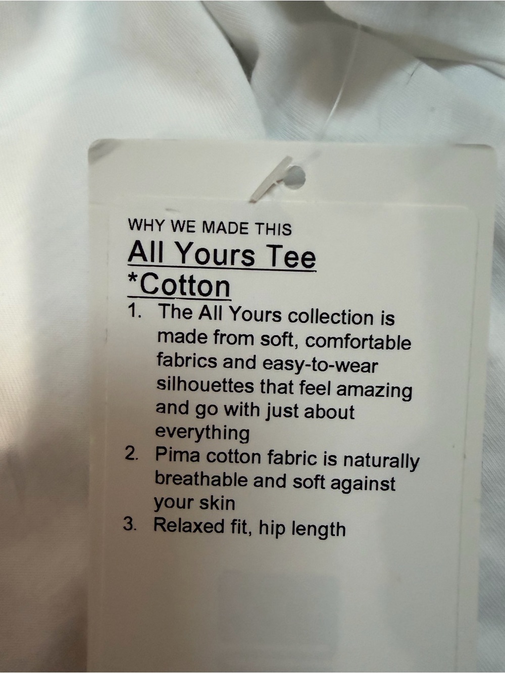 lululemon athletica White Short Sleeve Crew Tee - Women's NWT - Picture 12 of 12